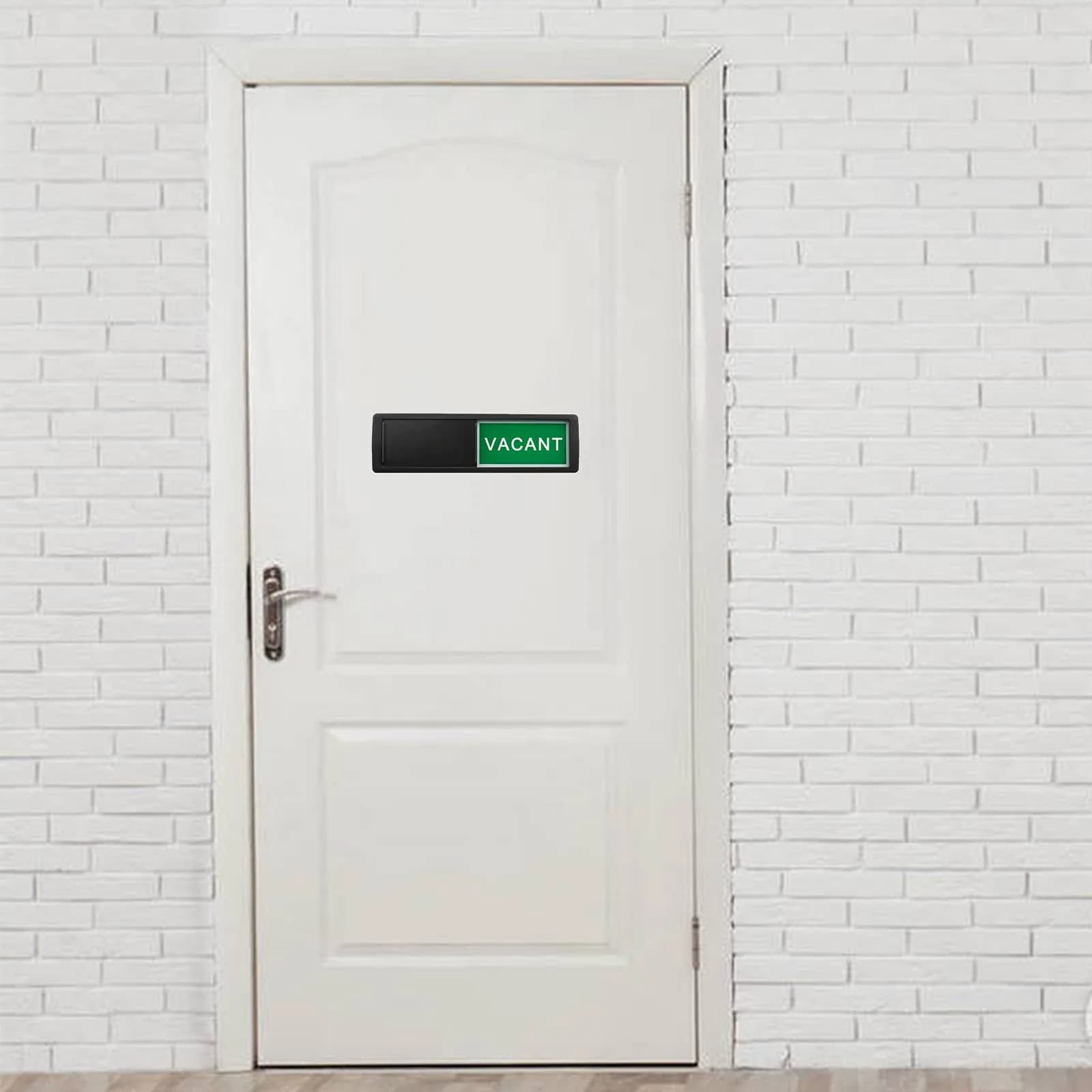 LoYinLo Vacant Occupied Privacy Sign 7'' x 2'' | Slider Door Indicator for Home & Office thumbnail 6