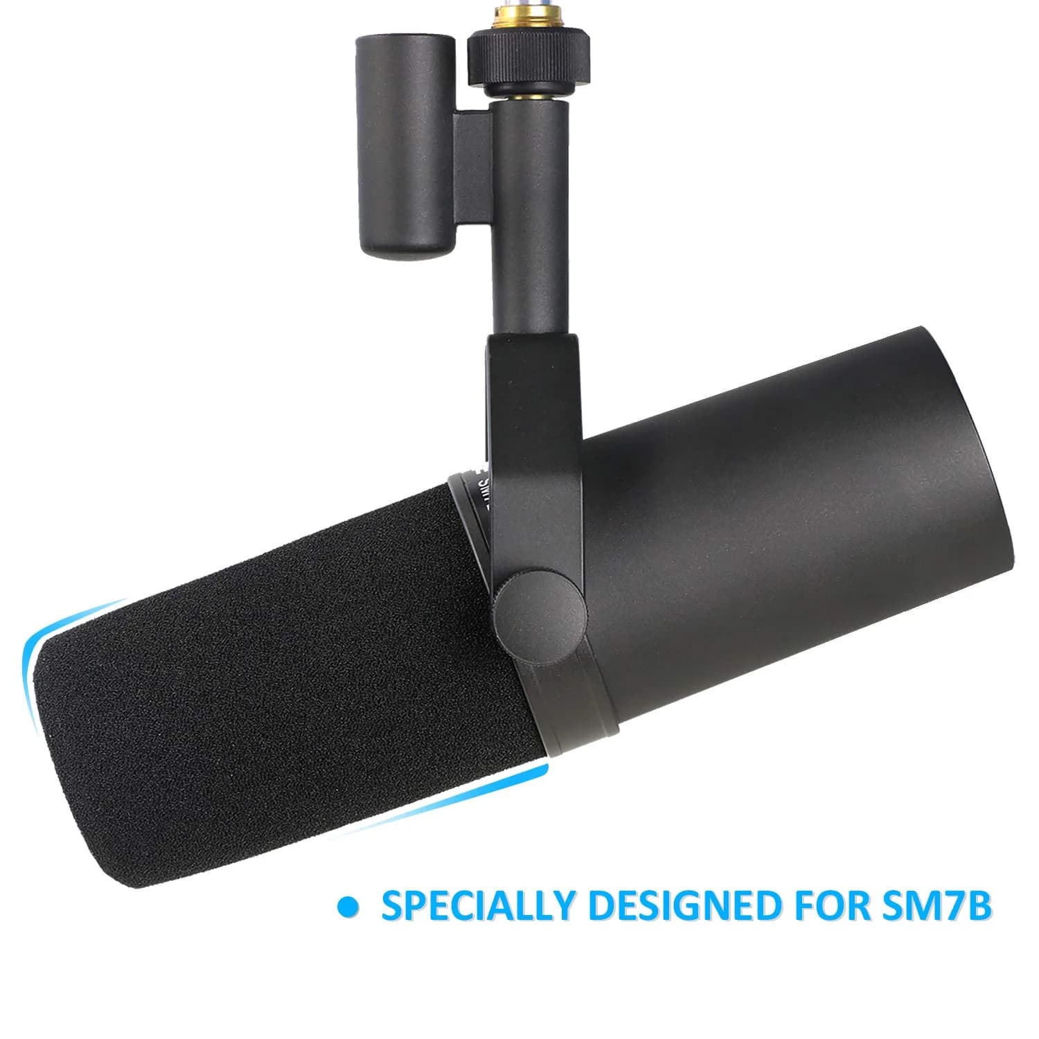 YOUSHARES SM7B Pop Filter for Shure SM7B Mic, SM7B Windscreen Replacement | Reduces Plosives & Protects Mic - view 5