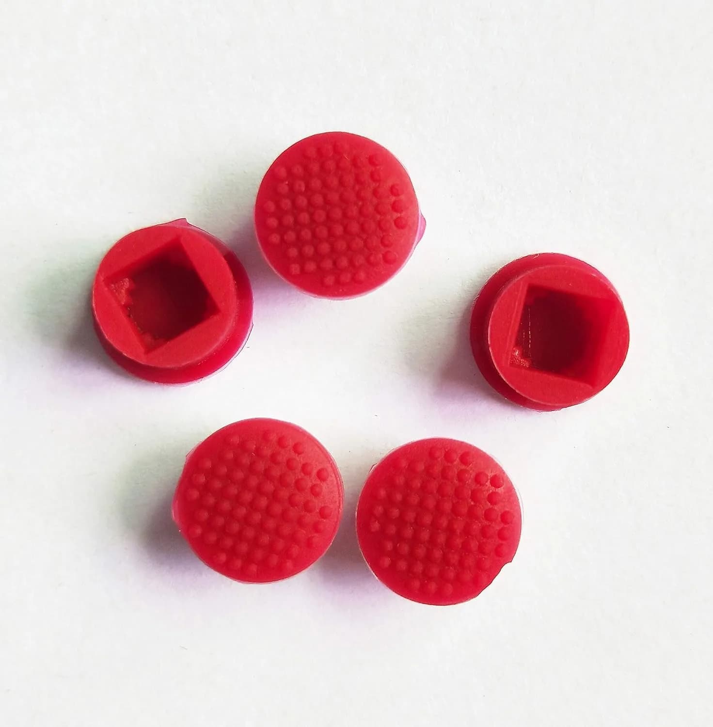 nbparts Red 5pcs TrackPoint Keyboard Mouse Cap Soft Dome for Lenovo ThinkPad Laptops | Fits T420 and Older Models