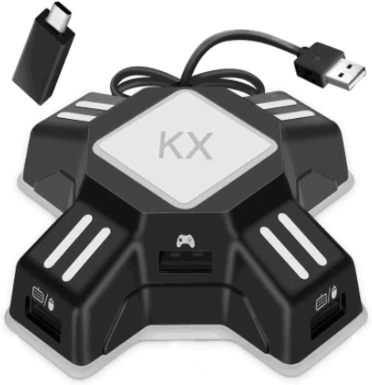 JZW-Shop Keyboard Mouse Converter for PS4/Switch/PS3/Xbox One | Plug and Play Adapter - main product image