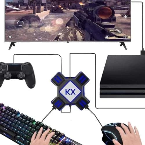 JZW-Shop Keyboard Mouse Converter for PS4/Switch/PS3/Xbox One | Plug and Play Adapter thumbnail 3