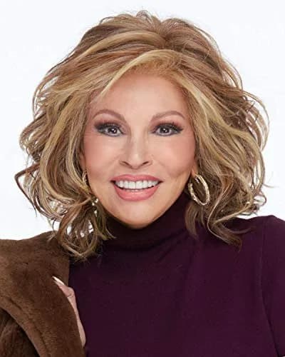 Raquel Welch Editors Pick Elite Shoulder Length Lace Front & Monofilament Top Synthetic Wig, SS14/22 Shaded Wheat | Versatile, Light & Stylish (70-120 chars) thumbnail 1