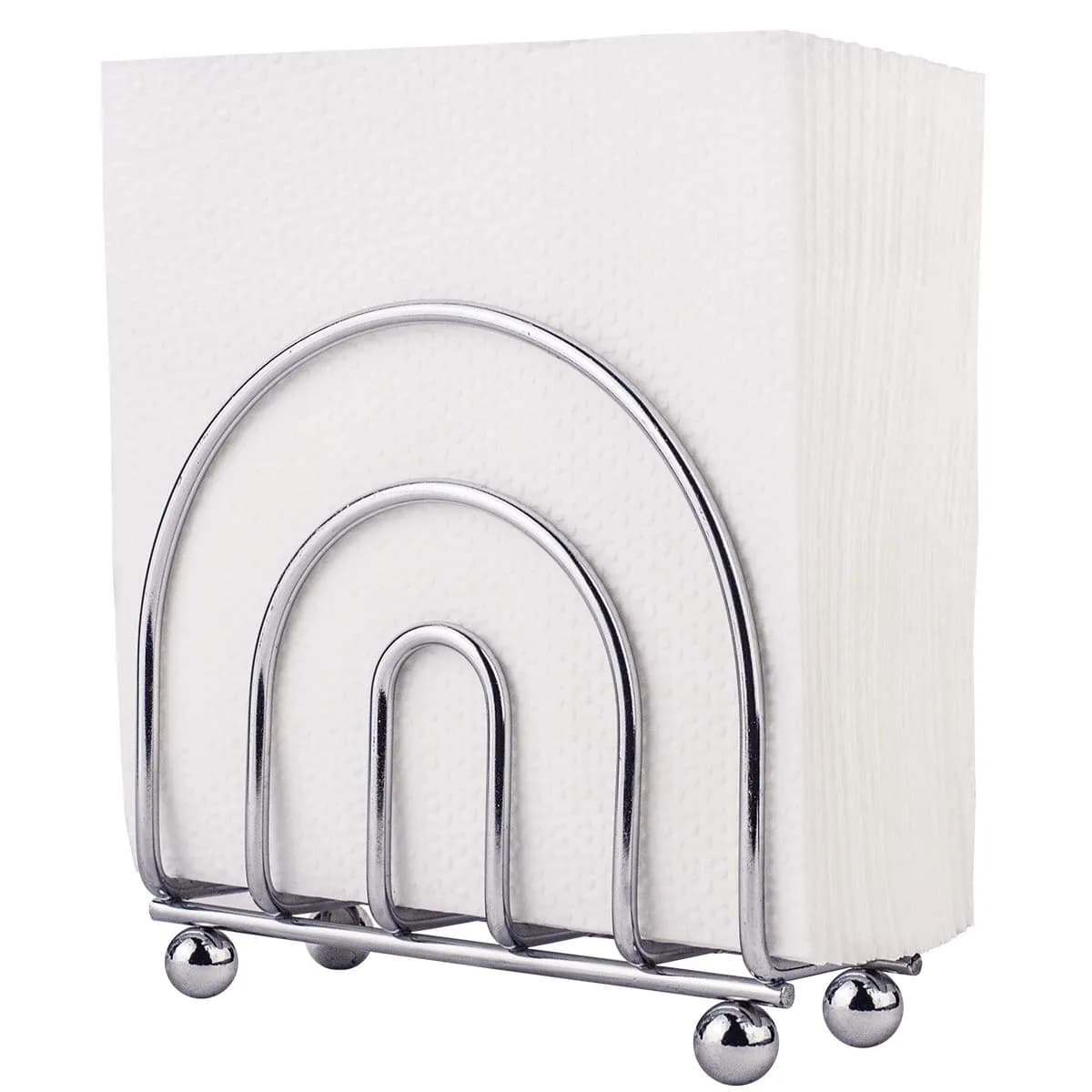 BNYD Chrome Paper Napkin Holder & Tissue Dispenser | 15.2 cm (6 in) Height