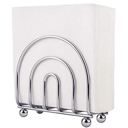 BNYD Chrome Paper Napkin Holder & Tissue Dispenser | 15.2 cm (6 in) Height thumbnail 1