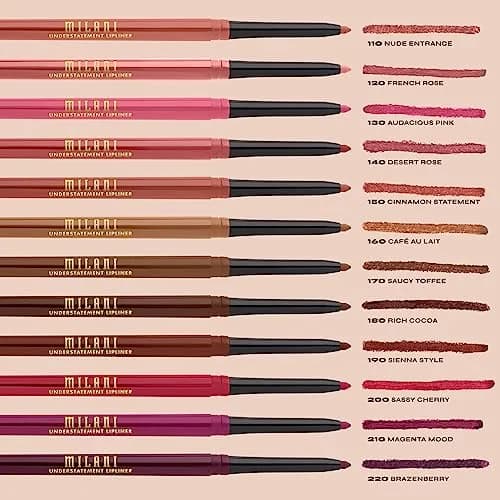 Milani Understatement Lip Liner Pencil - Retractable - Sienna Style | Velvety, High Pigment, All-Day Wear (70-120 chars) thumbnail 3