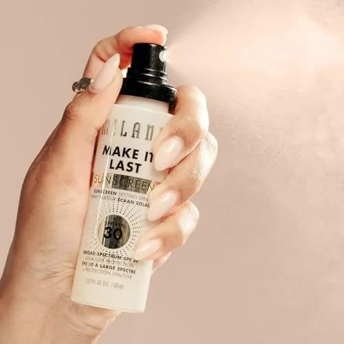 Milani Make It Last Sunscreen Setting Spray SPF 30, 2 Fl Oz (59 ml) | Locks Makeup & Protects Skin thumbnail 6