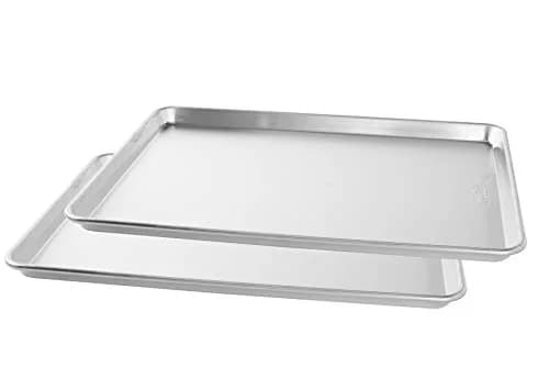 Nordic Ware Naturals Extra Large Baking Set 21 x 15 inch | USA Made Aluminum Commercial Quality Pan for Baking or Roasting thumbnail 1
