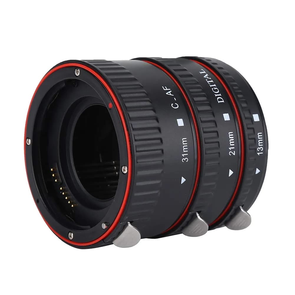 Bindpo Auto Focus Macro Extension Tube Set 13mm+21mm+31mm | Metal EF Mount for Close-Up Photography - main product image