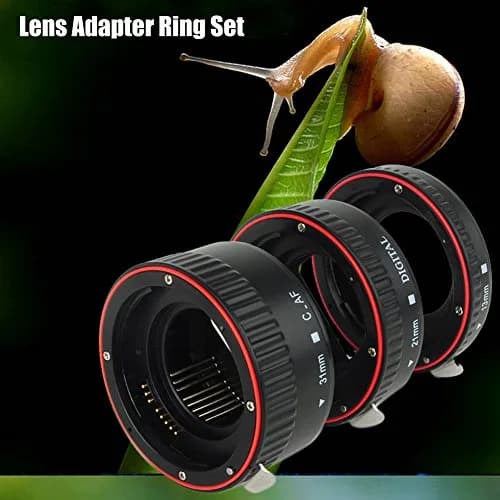 Bindpo Auto Focus Macro Extension Tube Set 13mm+21mm+31mm | Metal EF Mount for Close-Up Photography thumbnail 3