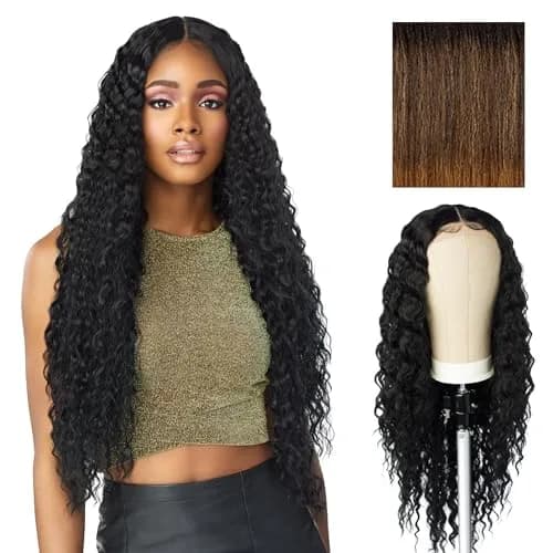 Sensationnel Butta LaceWig-Unit 3, T4/GOLDENBROWN | Glueless Synthetic Lace Front Wig with Pre-Plucked Hairline (70-120 chars) thumbnail 1