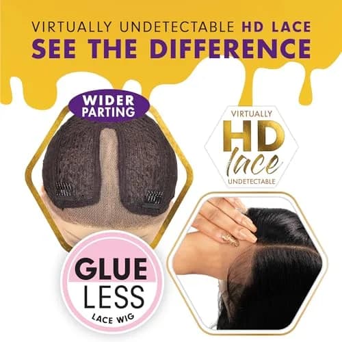 Sensationnel Butta LaceWig-Unit 3, T4/GOLDENBROWN | Glueless Synthetic Lace Front Wig with Pre-Plucked Hairline (70-120 chars) thumbnail 5