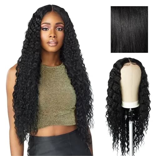 Sensationnel Butta LaceWig-Unit 3, Jet Black 1 | 5 Inch Deep Lace Frontal, Synthetic, Pre-Plucked, Natural Look thumbnail 1