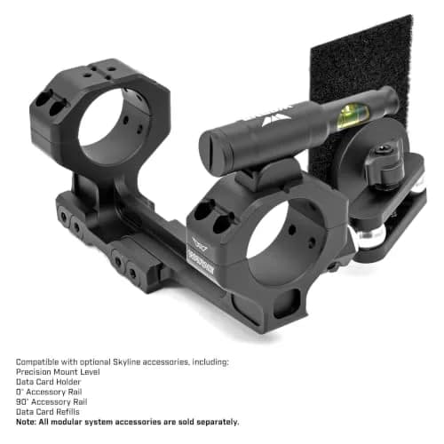 WARNE 7825-20MOA 34mm MSR Precision Cantilever Mount | Aluminum, Matte Black, Fits 34mm Scope thumbnail 4