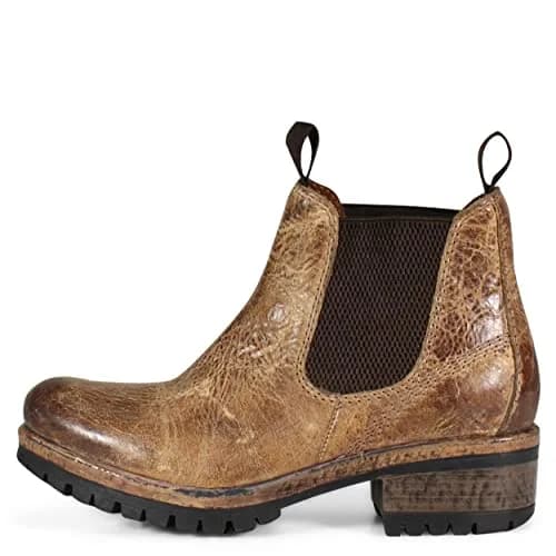 Diba True Say So Casual Boots Ankle Low Heel 8.5 US | Vintage Leather, 1.75" Heel, Brown thumbnail 1