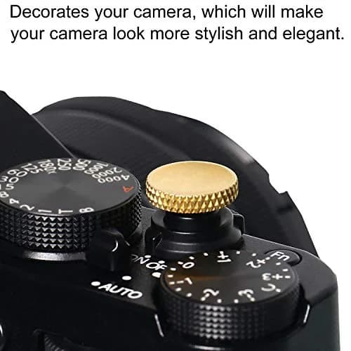 Panzong Pure Copper Concave Shutter Release Button (3 Pack, 11mm) | Enhances Camera Feel & Style thumbnail 5