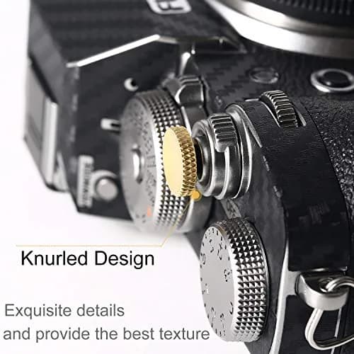 Panzong Pure Copper Concave Shutter Release Button (3 Pack, 11mm) | Enhances Camera Feel & Style thumbnail 3