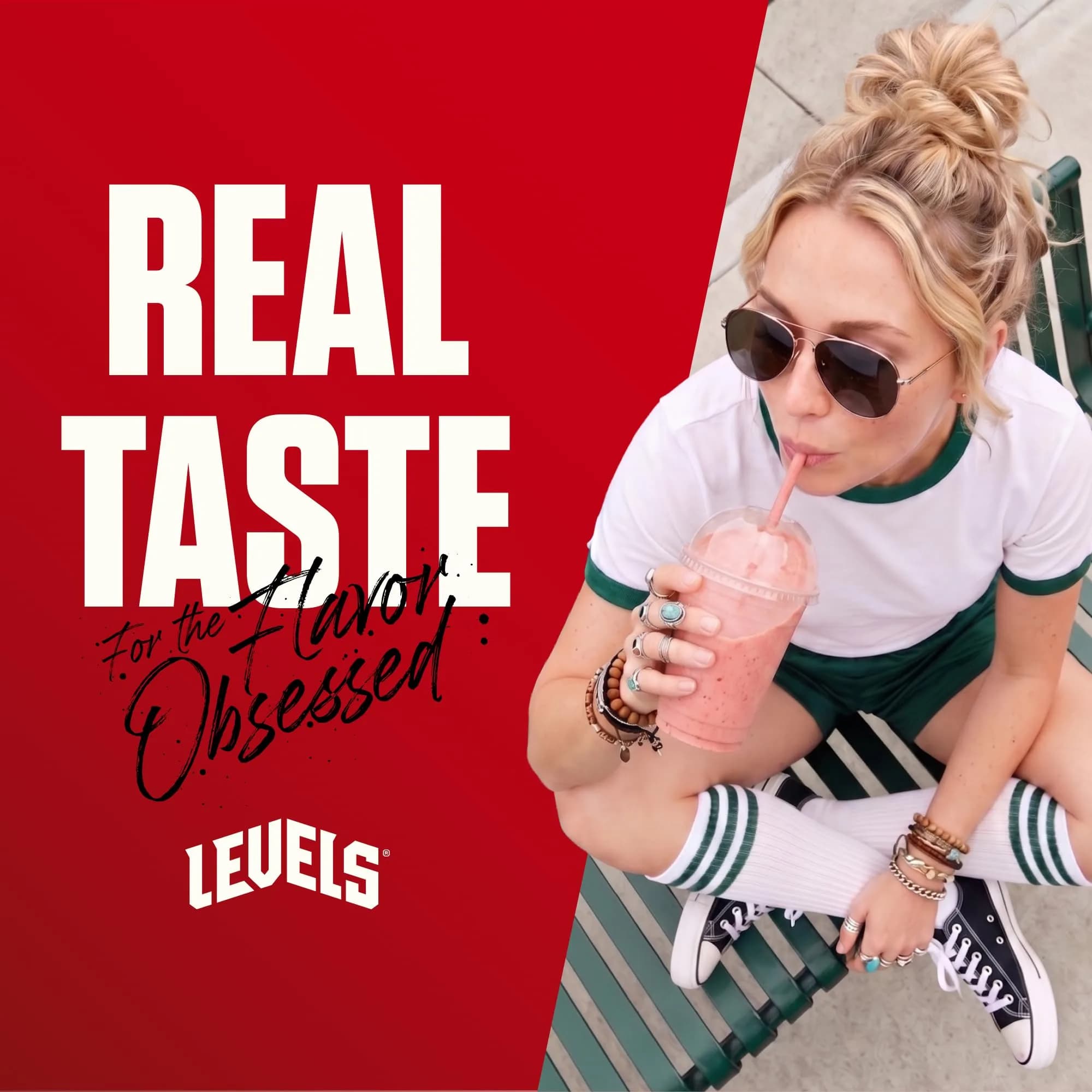 Levels Nutrition Strawberry Grass Fed Whey Protein Powder 2lb | 24g Protein Per Scoop - view 4