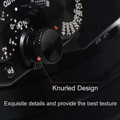 Panzong Metal Concave Shutter Release Button (3 Pack, Red Gold Black) | Enhances Camera Comfort & Style thumbnail 3