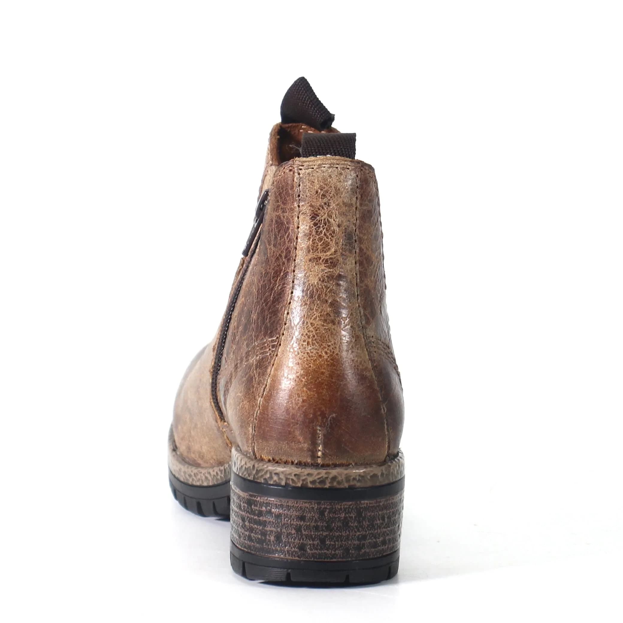 Diba True Say So Women's Chelsea Bootie 10 US | Vintage Leather, Pull-Tab, Charcoal thumbnail 9