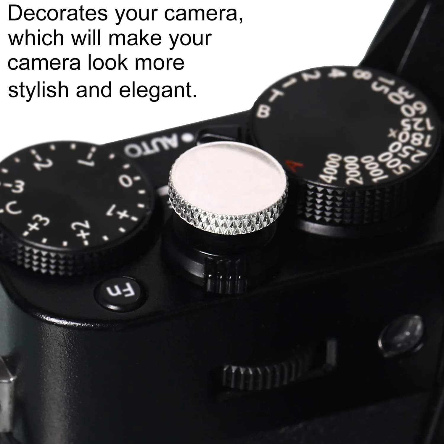Panzong Pure Copper Soft Shutter Release Button (3 Pack, Red Gold Silver) | Enhances Camera Feel & Style - view 5