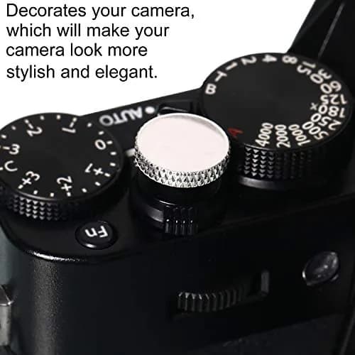 Panzong Pure Copper Soft Shutter Release Button (3 Pack, Red Gold Silver) | Enhances Camera Feel & Style thumbnail 5