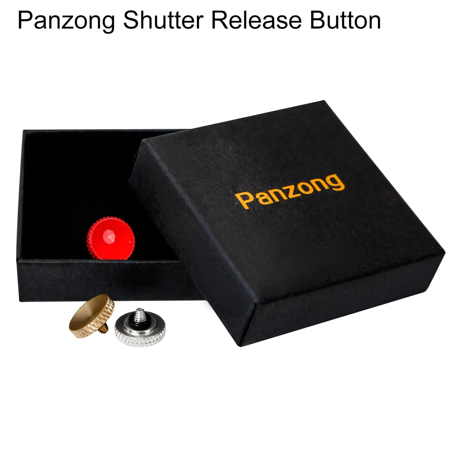 Panzong Pure Copper Soft Shutter Release Button (3 Pack, Red Gold Silver) | Enhances Camera Feel & Style - view 7
