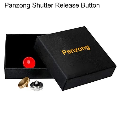 Panzong Pure Copper Soft Shutter Release Button (3 Pack, Red Gold Silver) | Enhances Camera Feel & Style thumbnail 7