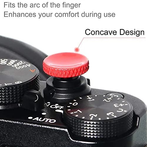 Panzong Soft Shutter Release Button (3 Pack) | Metal Concave Design for Enhanced Comfort thumbnail 2