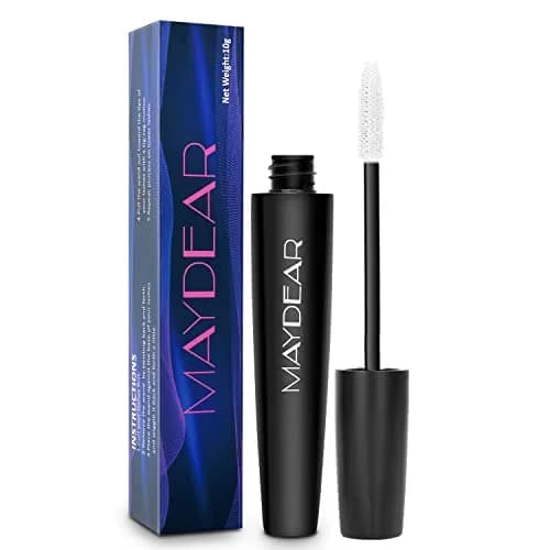 Maydear White Mascara Volumizing Curling Lengthening 10ml (0.32 Fl Oz) | Intense Definition & Long-Lasting Smudge-Proof Wear thumbnail 2