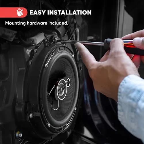 Pyle 3-Way Car Stereo Speakers 6.5” Pair | 300W Triaxial Loud Pro Audio with OEM Fit thumbnail 6