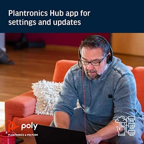 Plantronics Blackwire C3220 Stereo USB-C Headset | Noise Cancelling Mic & Over-Ear Comfort thumbnail 6