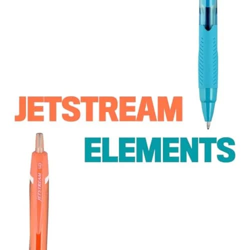 Uni-Ball Jetstream Elements Ballpoint Pens, 1.0mm Medium Point, Assorted Ink, 6 Pack | Smooth Hybrid Ink thumbnail 8