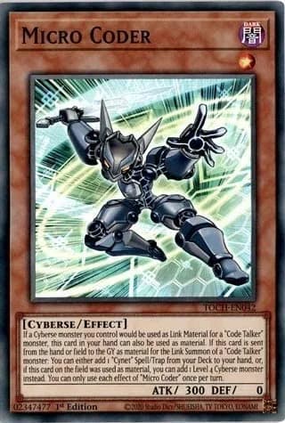 Bnlei Micro Coder - TOCH-EN042 - Super Rare - 1st Edition | Collectible Card for Indian Fans thumbnail 6