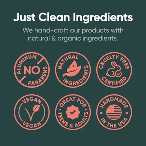 PRETTY FRANK Natural Baking Soda-Free Deodorant Stick, Charcoal Seaside | Sensitive Skin Friendly, Organic Ingredients (70-120 chars) thumbnail 4