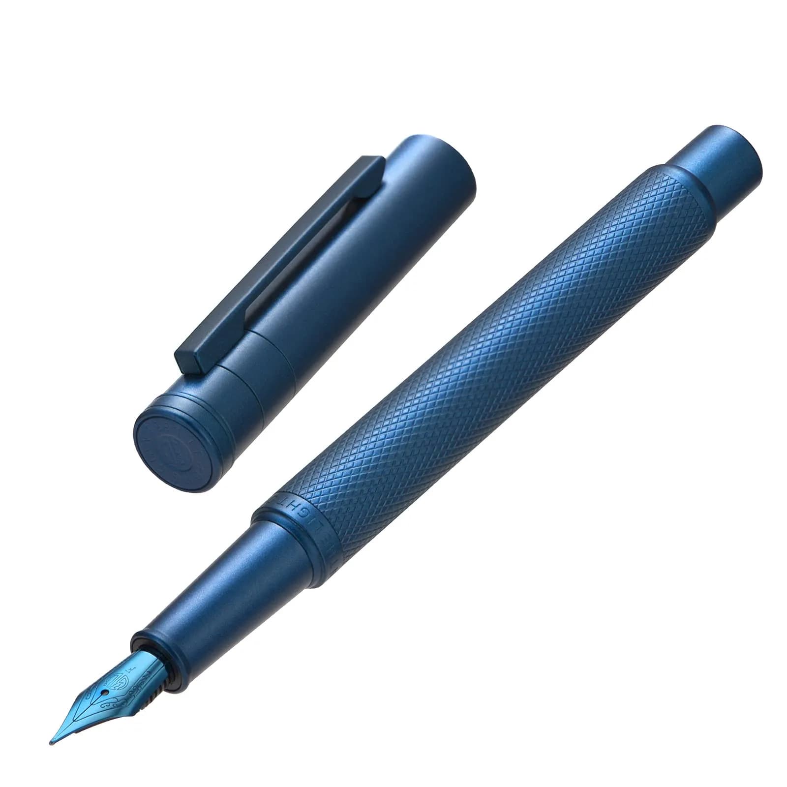 Asvine Dark Blue Forest Fountain Pen Extra Fine Nib 0.38mm (0.015 in) | Smooth Ink Flow for Writing - main product image