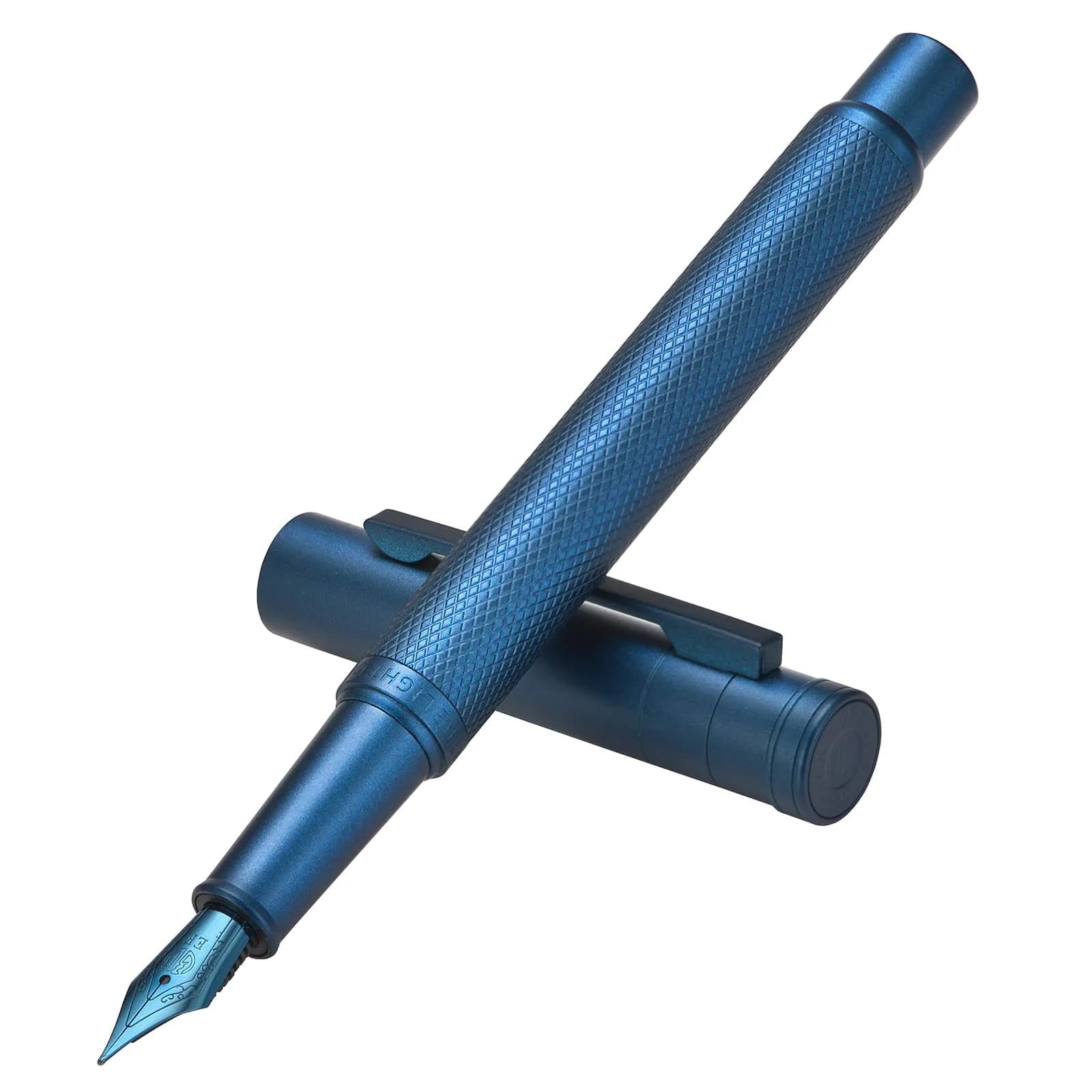 Asvine Dark Blue Forest Fountain Pen Extra Fine Nib 0.38mm (0.015 in) | Smooth Ink Flow for Writing - view 9
