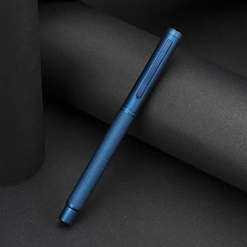 Asvine Dark Blue Forest Fountain Pen Extra Fine Nib 0.38mm (0.015 in) | Smooth Ink Flow for Writing thumbnail 2