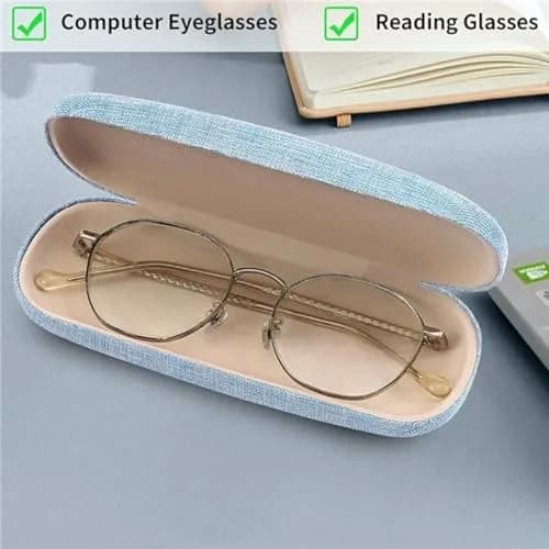 ZONLY Eyeglasses Case (6 Pack) Hard Shell Protective Case for Glasses, Unisex, Multi-Color, 16.5x6.5x4cm thumbnail 6
