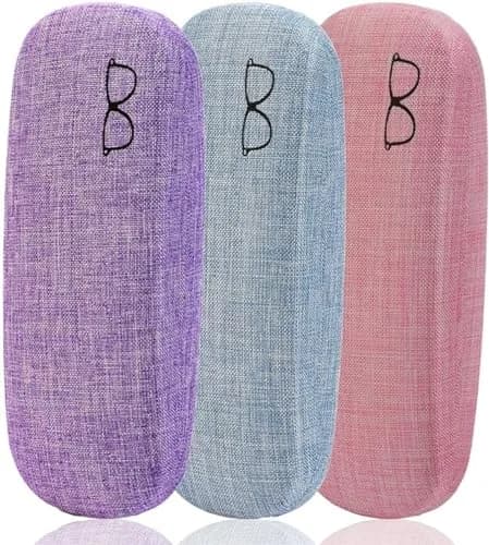 ZONLY Eyeglasses Case (6 Pack) Hard Shell Protective Case for Glasses, Unisex, Multi-Color, 16.5x6.5x4cm thumbnail 2