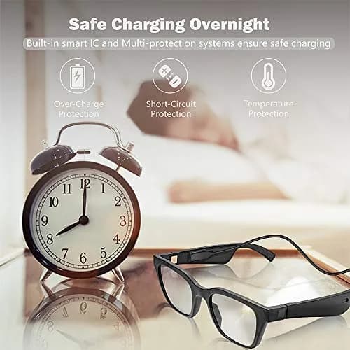 TUSITA Magnetic USB C Charging Cable Compatible with Bose Frames Audio Sun Glasses, 1M, 2-Pack | Fast & Safe Charging thumbnail 6