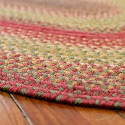 Homespice Cider Barn Braided Jute Runner Rug 55cm x 183cm (22" x 72") | Vibrant Fade-Resistant Color thumbnail 9