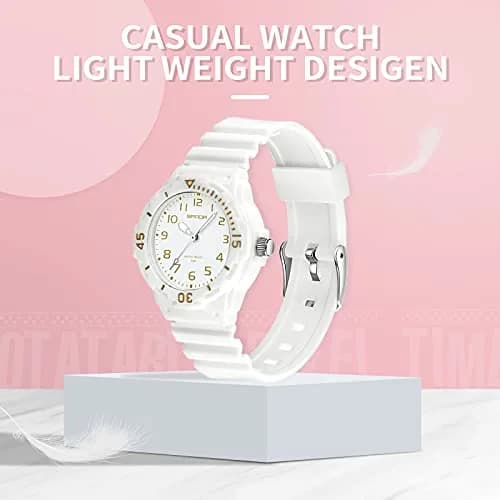 CNBRO Women's Watch Waterproof Nurse Sport Minimalist 32.6mm Resin Case | 50M Water-Resistant thumbnail 6