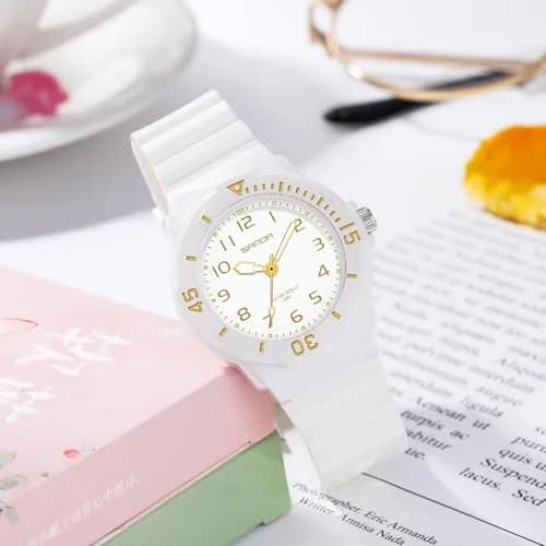 CNBRO Women's Watch Waterproof Nurse Sport Minimalist 32.6mm Resin Case | 50M Water-Resistant thumbnail 3