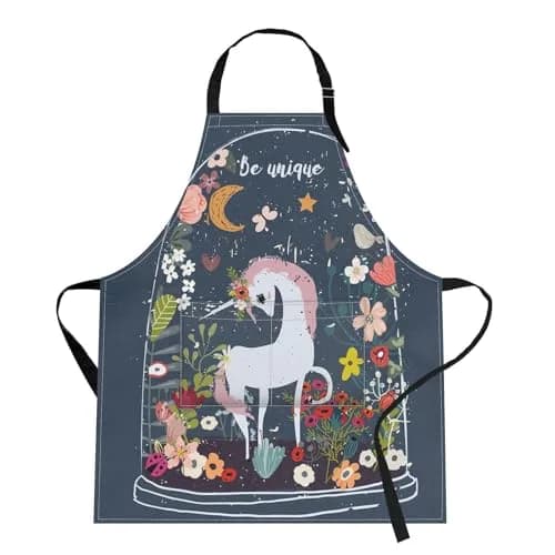 Britimes Apron with Pockets, 32x28 inch | Waterproof Polyester, Adjustable Neck & Waist thumbnail 1