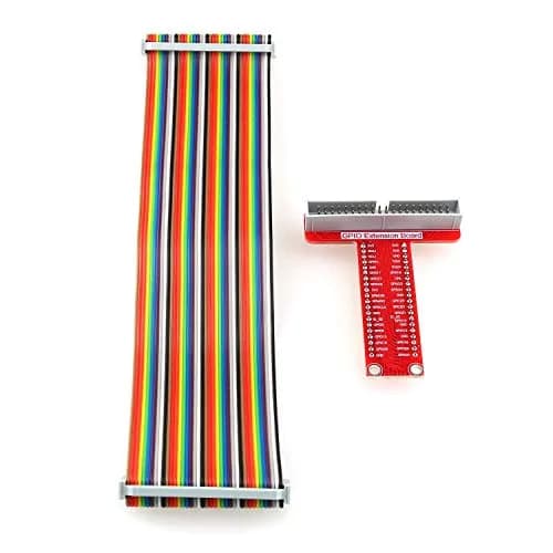 DGZZI RPi GPIO Breakout Expansion Board 21cm 40Pin | Raspberry Pi Compatible GPIO Extension thumbnail 1