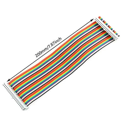 DGZZI RPi GPIO Breakout Expansion Board 21cm 40Pin | Raspberry Pi Compatible GPIO Extension thumbnail 4