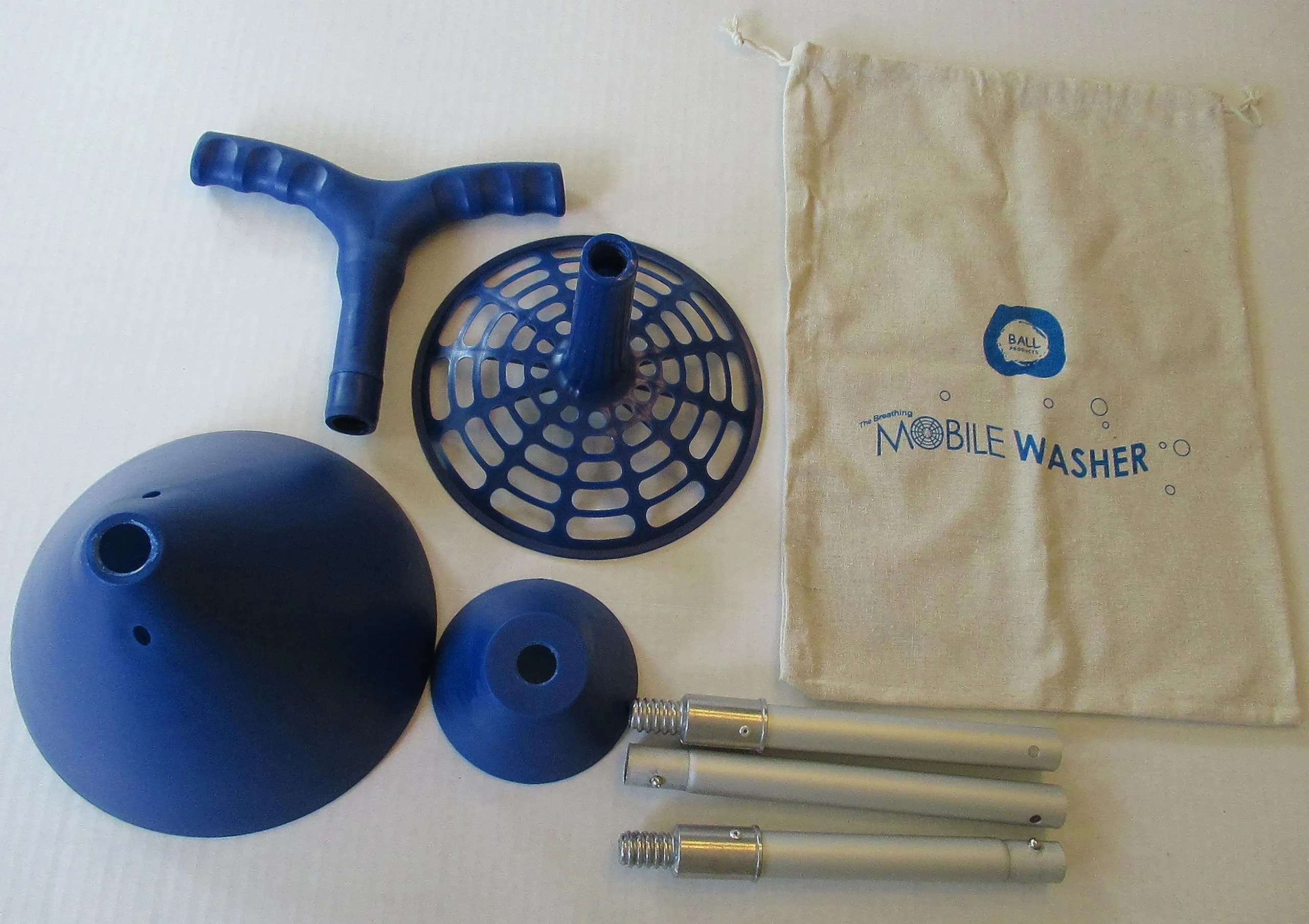 Breathing Mobile Washer Red Washer Heavy Duty Hand Powered Clothes Washing Machine (1 Count) thumbnail 7