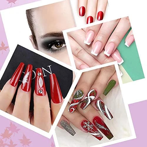 Treamlyn 150 Pcs Clear Nail Swatch Sticks with Ring | Fan Shape Nail Art Polish Display Tips thumbnail 6