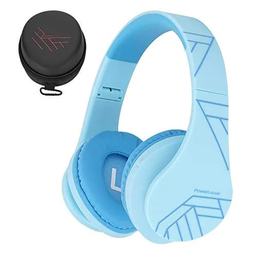 PowerLocus Kids Over-Ear Headphones Bluetooth Wireless 85DB | Safe, Foldable, 15H Play thumbnail 1