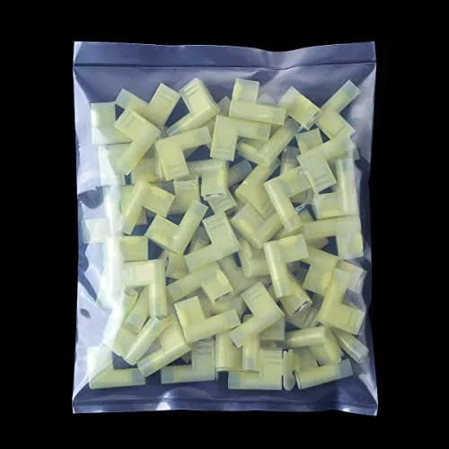 XHF 90 Degree 12-10 AWG Flag Shaped Right Angle Spade Connectors Nylon Fully Insulated 50 Pcs | RoHS, CE & CSA Certified thumbnail 4